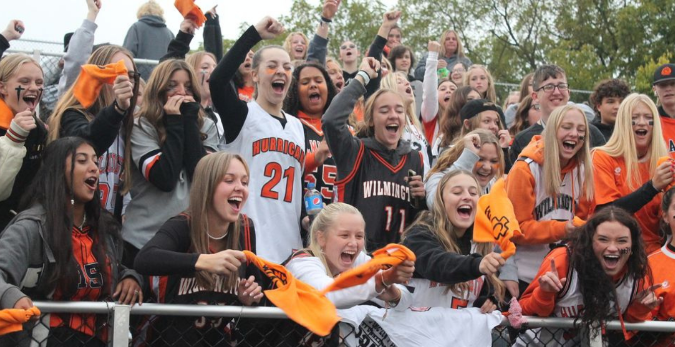 Cheering Hurricane Fans